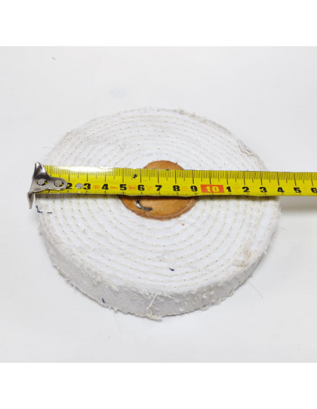 Pano cosido 5 pulg blanco 2H