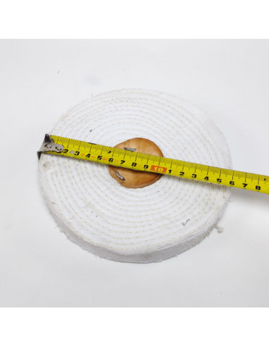 Pano cosido 6 pulg blanco 2H