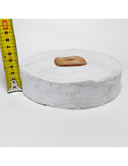 Pano cosido 6 pulg blanco 3H