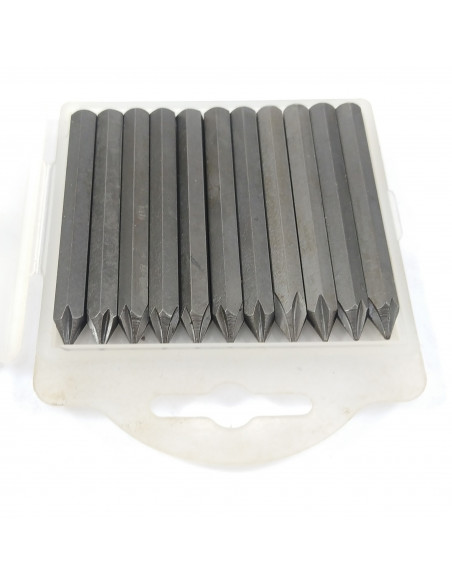 Punta phillips 1 encastre 5/16 x 80 mm caja 11 un