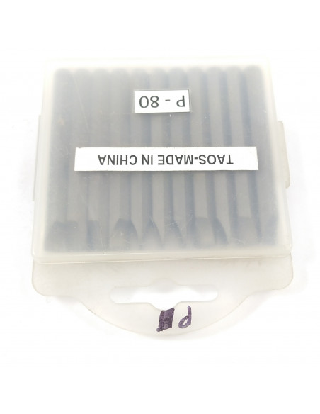 Punta plana encastre 5/16 x 80 mm caja 11 un