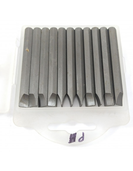 Punta plana encastre 5/16 x 80 mm caja 11 un