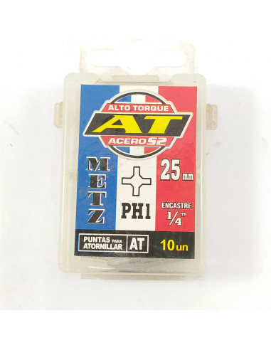 Puntas p/atornillar phillips S2 1x25