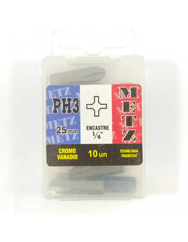 Puntas p/atornillar phillips S2 3x25