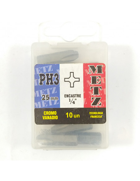 Puntas p/atornillar phillips S2 3x25