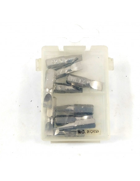 Puntas p/atornillar plana S2 5 x 25