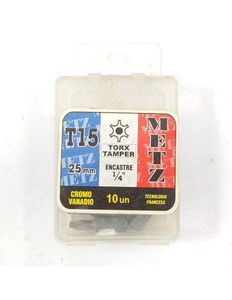 Puntas p/atornillar tamper 15 x 25