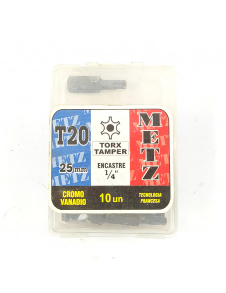 Puntas p/atornillar tamper 20 x 25