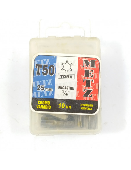 Puntas p/atornillar torx 50 x 25
