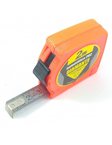 Cinta 202 2m automatica c/freno clip caja plastico