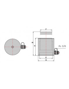 Cilindro hidrÃ¡ulico 150TN... 2